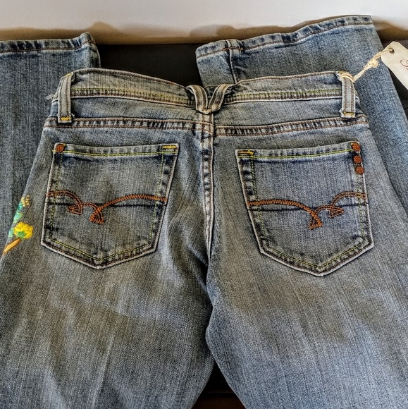 🆕 dead stock Miss Me Jeans  26 Skinny Boot cut Peacock - Picture 5 of 8
